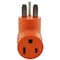 Ac Works Plug Adapter, 6-50R, 6-30P, 6-50P, 6-30P, 0 ft., Orange WD630650 - alternate 4
